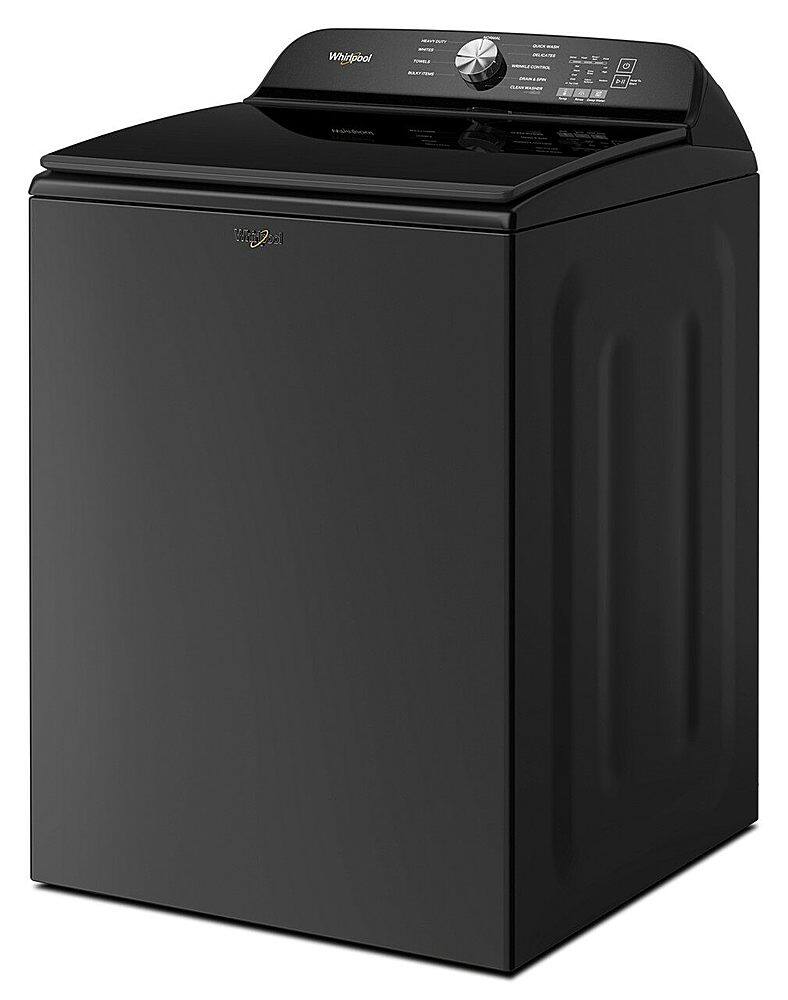 Alt View 2. Whirlpool - 5.3 Cu. Ft. High Efficiency Top Load Washer with Deep Water Wash Option - Volcano Black.