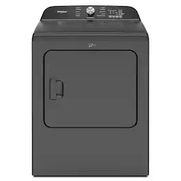Whirlpool - 7.0 Cu. Ft. Electric Dryer with Moisture Sensor - Volcano Black