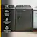 Alt View 12. Whirlpool - 7.0 Cu. Ft. Electric Dryer with Moisture Sensor - Volcano Black.