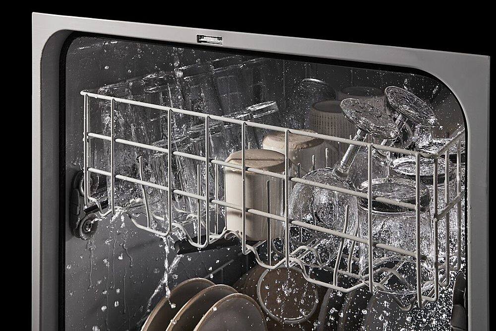 Alt View 16. Whirlpool - Front Control Built-In Dishwasher with Boost Cycle and 57 dBa - Stainless Steel.