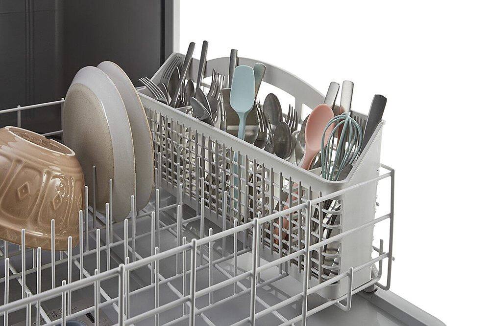 Alt View 17. Whirlpool - Front Control Built-In Dishwasher with Boost Cycle and 57 dBa - Stainless Steel.