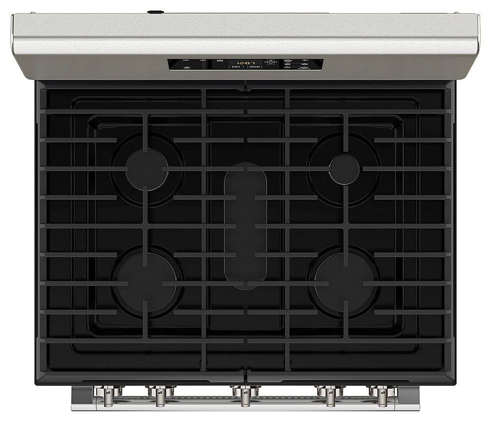 Alt View 13. Maytag - 5.0 Cu. Ft. Freestanding Gas Range with High Temp Self Clean - Fingerprint Resistant Stainless Steel.