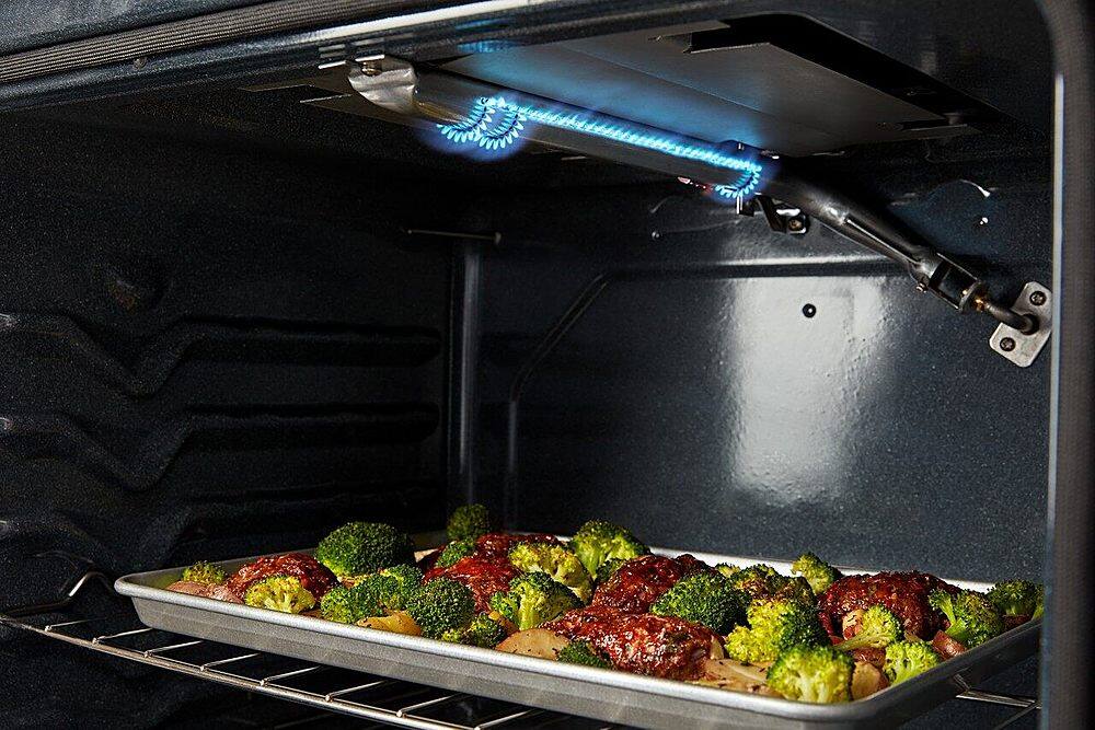 Alt View 19. Maytag - 5.0 Cu. Ft. Freestanding Gas Range with High Temp Self Clean - Fingerprint Resistant Stainless Steel.