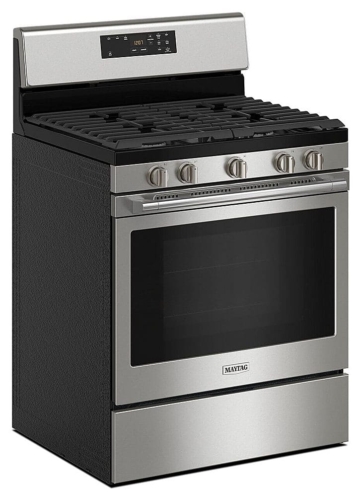 Maytag 5.0 Cu. Ft. Freestanding Gas Range with High Temp Self Clean ...