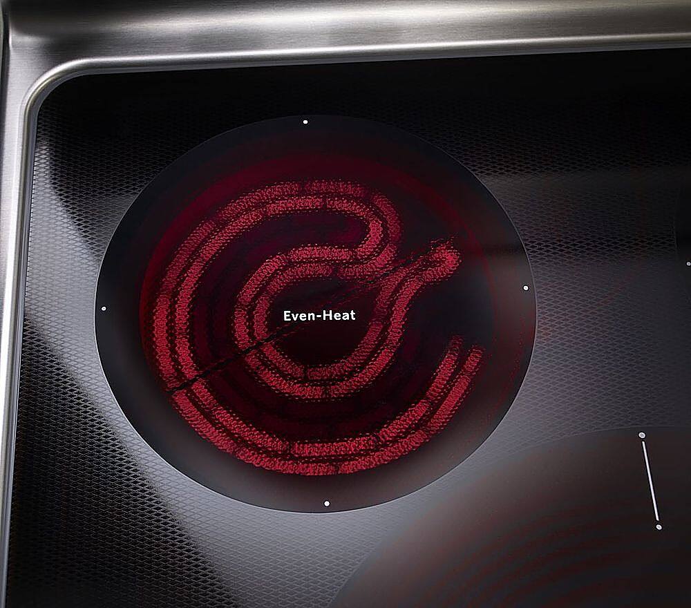 Alt View 15. KitchenAid - 6.4 Cu. Ft. Self-Cleaning Freestanding Electric Convection Range - Stainless steel.