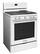 Angle. KitchenAid - 5.8 Cu. Ft. Self-Cleaning Freestanding Gas True Convection Range with Even-Heat - White.