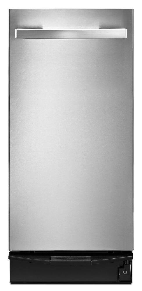 Whirlpool - 1.4 Cu. Ft. Built-In Trash Compactor - Stainless Steel - Front_Zoom