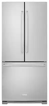 KitchenAid - 19.7 Cu. Ft. French Door Refrigerator - Stainless Steel