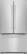 Front. KitchenAid - 21.9 Cu. Ft. French Door Counter-Depth Refrigerator - Stainless steel.