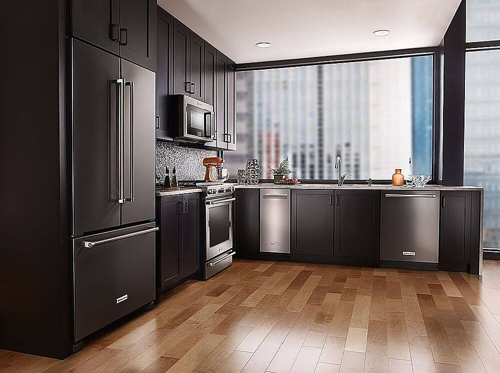 Alt View 12. KitchenAid - 1.4 Cu. Ft. Built-In Trash Compactor - Stainless steel.