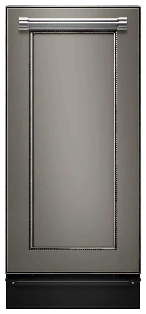 Front. KitchenAid - 1.4 Cu. Ft. Built-In Trash Compactor - Custom Panel Ready.