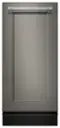 Front. KitchenAid - 1.4 Cu. Ft. Built-In Trash Compactor - Custom Panel Ready.