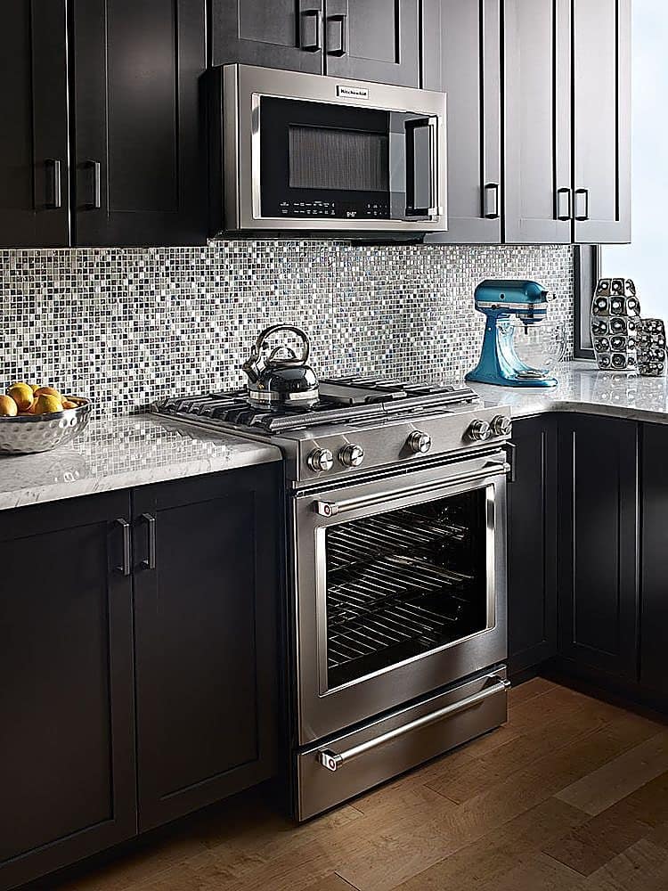 KitchenAid 6.5 Cu. Ft. SelfCleaning SlideIn Gas Convection Range Stainless Steel OBX