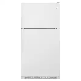 Whirlpool - 20.5 Cu. Ft. Top-Freezer Refrigerator - White