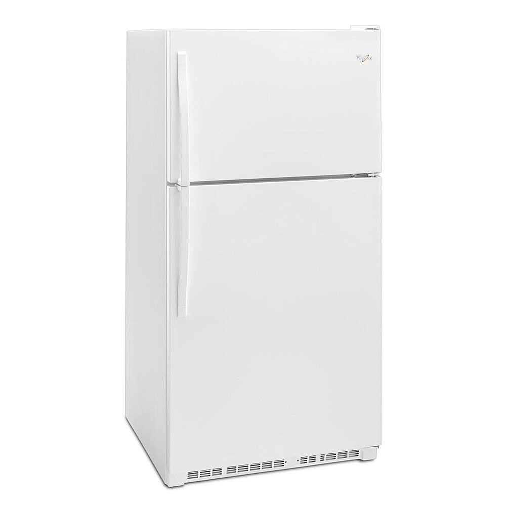 Alt View 4. Whirlpool - 20.5 Cu. Ft. Top-Freezer Refrigerator - White.