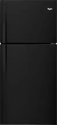 Whirlpool - 19.3 Cu. Ft. Top-Freezer Refrigerator - Black