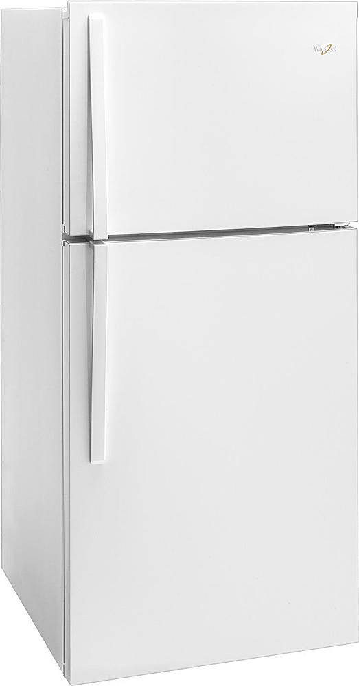 Angle. Whirlpool - 19.3 Cu. Ft. Top-Freezer Refrigerator - White.