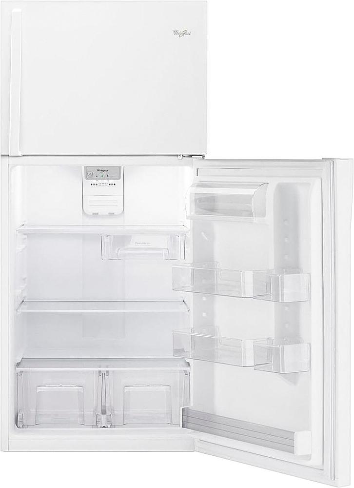 Alt View 12. Whirlpool - 19.3 Cu. Ft. Top-Freezer Refrigerator - White.