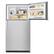 Alt View 2. Whirlpool - 20.5 Cu. Ft. Top-Freezer Refrigerator - Monochromatic Stainless Steel.