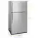 Alt View 3. Whirlpool - 20.5 Cu. Ft. Top-Freezer Refrigerator - Monochromatic Stainless Steel.