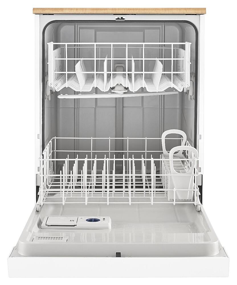 Alt View 1. Whirlpool - 24" Front Control Tall Tub Portable Dishwasher - White.