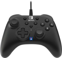 HORI Wired HORIPAD Turbo (Black) - Officially Licensed By Nintendo - Black - Front_Zoom