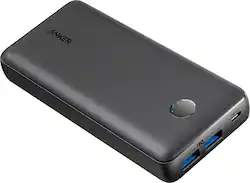 Anker - PowerCore Select 10000mAh Dual USB Portable Charger External Battery Pack - Black - Front_Zoom
