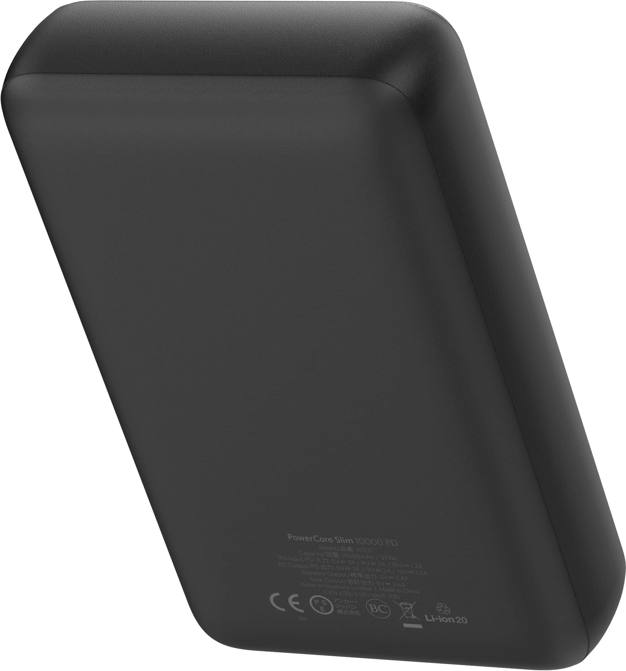 Alt View 12. Anker - Anker PowerCore Select 10000mAh Dual USB Portable Charger External Battery Pack - Black.