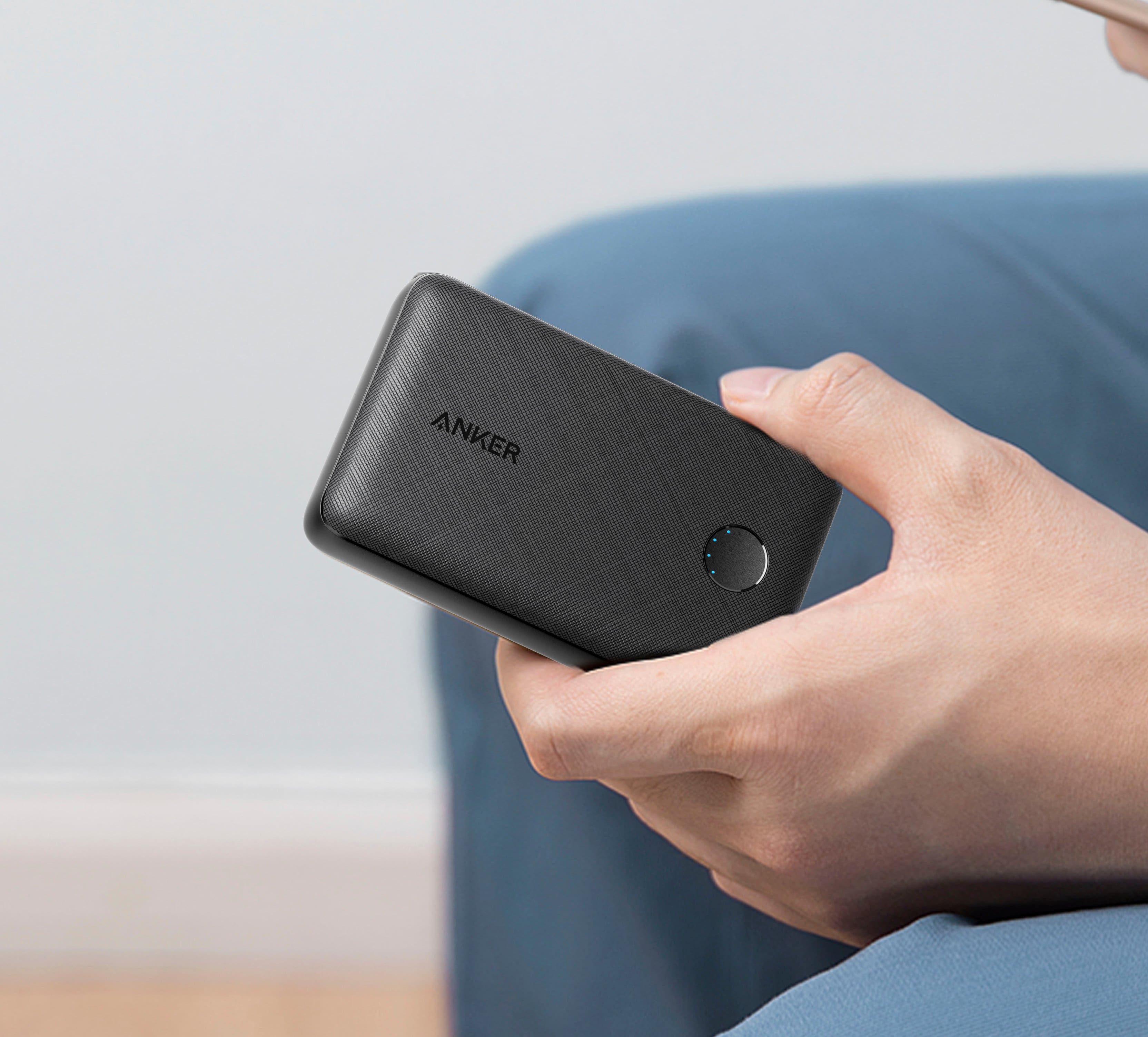 Alt View 14. Anker - Anker PowerCore Select 10000mAh Dual USB Portable Charger External Battery Pack - Black.