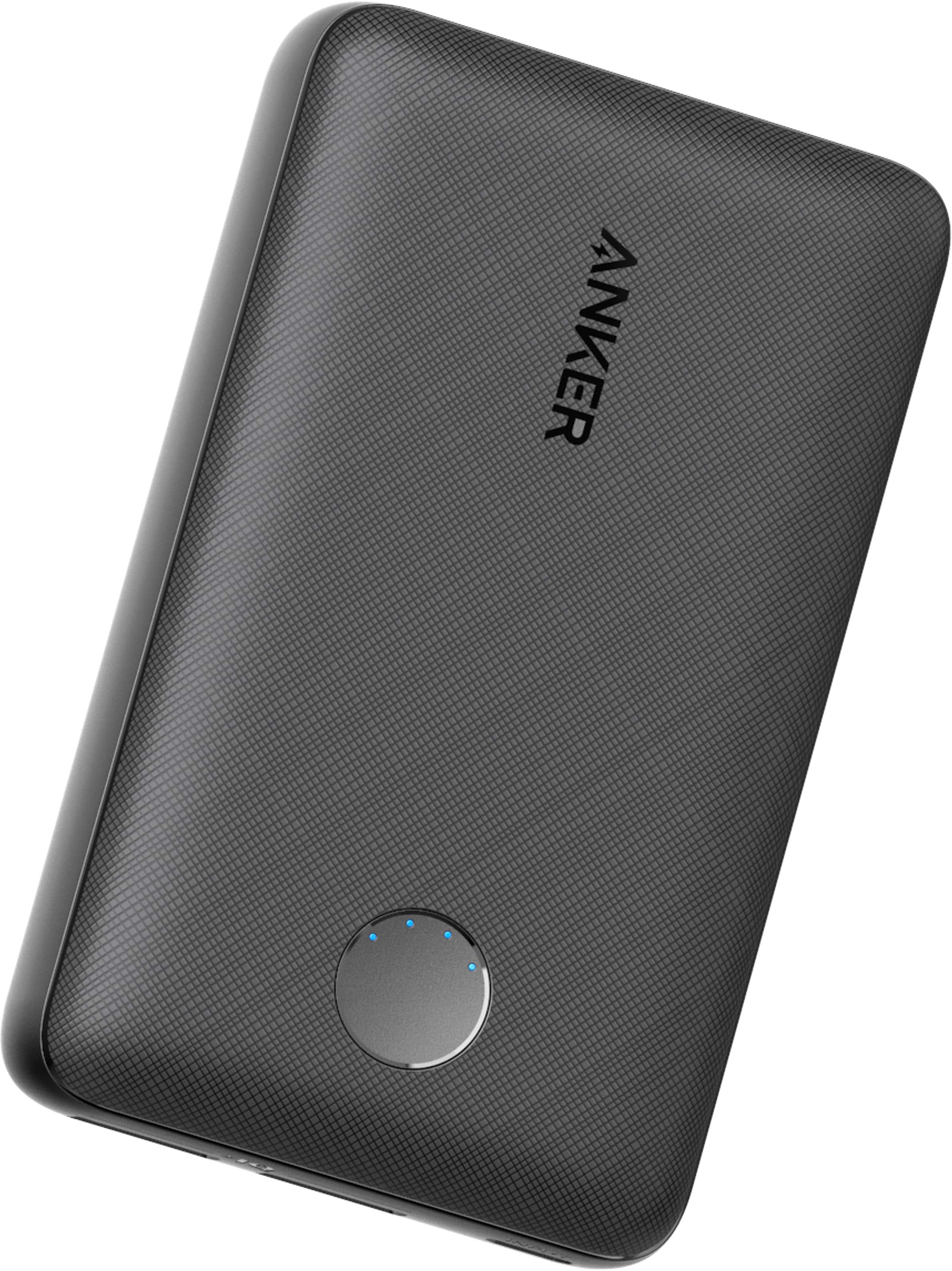 Alt View 2. Anker - Anker PowerCore Select 10000mAh Dual USB Portable Charger External Battery Pack - Black.