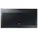 Front. Samsung - OPEN BOX 2.1 Cu. Ft. Over-the-Range Microwave with Sensor Cooking and Wi-Fi Connectivity - Matte Black Steel.