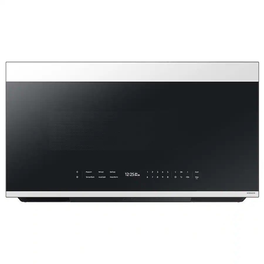 Open Range Cooking Samsung Bespoke 2.1 Cu. Ft. Over the Range Microwave with Sensor ...