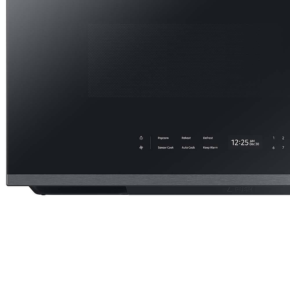 Alt View 15. Samsung - OPEN BOX Bespoke 2.1 Cu. Ft. Over-the-Range Microwave with Sensor Cooking and Auto Dimming Glass Touch Controls - Stainless Steel.