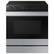 Front. Samsung - OPEN BOX Bespoke 6.3 Cu. Ft. Slide-In Electric Range with Air Sous Vide - Stainless Steel.