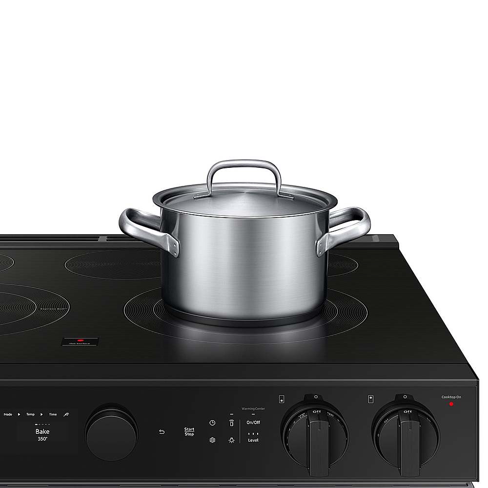 Samsung OPEN BOX Bespoke 6.3 Cu. Ft. SlideIn Electric Range with Air