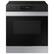Front. Samsung - OPEN BOX Bespoke 6.3 Cu. Ft. Slide-In Electric Range with Precision Knobs - Stainless Steel.