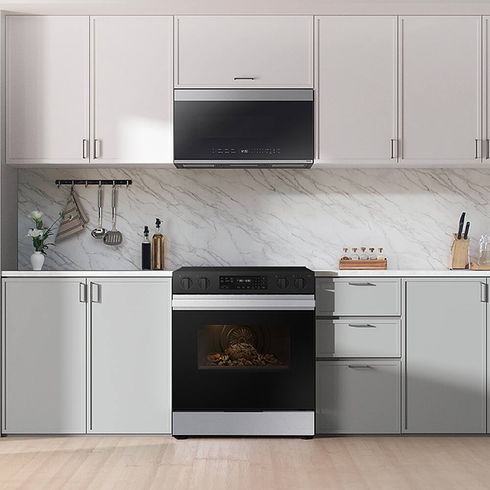 Samsung OPEN BOX Bespoke 6.3 Cu. Ft. Slide In Electric Range with