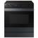 Front. Samsung - OPEN BOX Bespoke 6.3 Cu. Ft. Slide-In Electric Range with Air Sous Vide - Matte Black Steel.