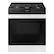 Front. Samsung - OPEN BOX Bespoke 6.0 Cu. Ft. Slide-In Gas Range with Air Fry - White Glass.