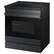 Alt View 12. Samsung - OPEN BOX Bespoke 6.3 Cu. Ft. Slide-In Electric Induction Range with Ambient Edge Lighting - Matte Black Steel.