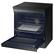 Alt View 15. Samsung - OPEN BOX Bespoke 6.3 Cu. Ft. Slide-In Electric Induction Range with Ambient Edge Lighting - Matte Black Steel.