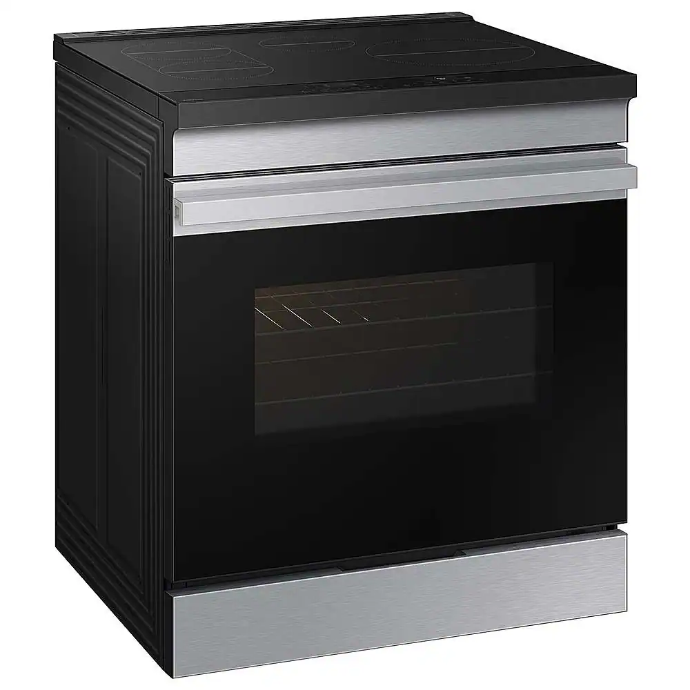 Alt View 13. Samsung - OPEN BOX Bespoke 6.3 Cu. Ft. Slide-In Electric Induction Range with Air Fry - Stainless Steel.
