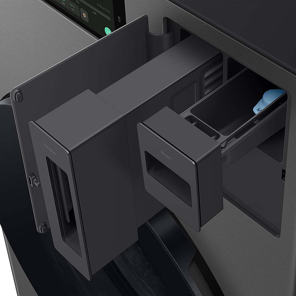 Alt View 18. Samsung - OPEN BOX Bespoke AI 5.3 Cu. Ft. All-in-One Washer & Dryer Combo with Super Speed Wash and Ventless Heat Pump Dryer - Dark Steel.