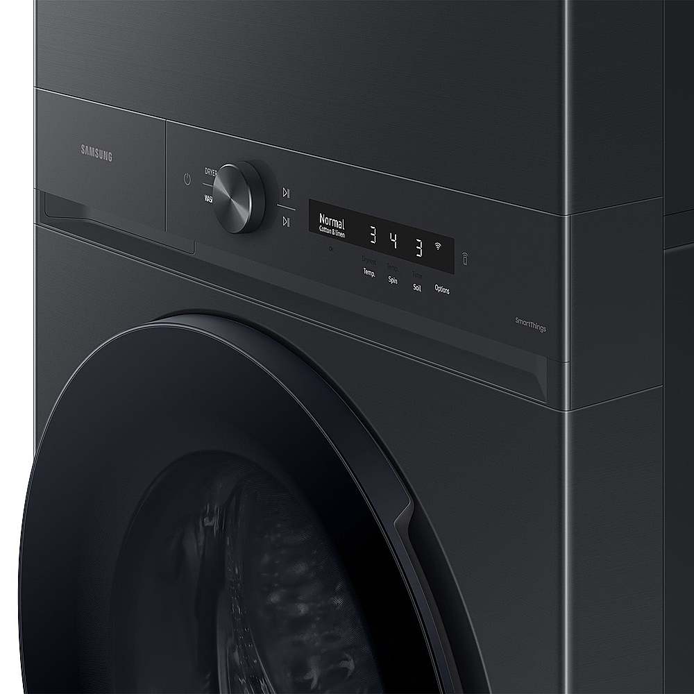 Alt View 16. Samsung - OPEN BOX 4.6 Cu. Ft. Washer with Flex Auto Dispense System and 7.6 Cu. Ft. Gas Dryer - Brushed Black.