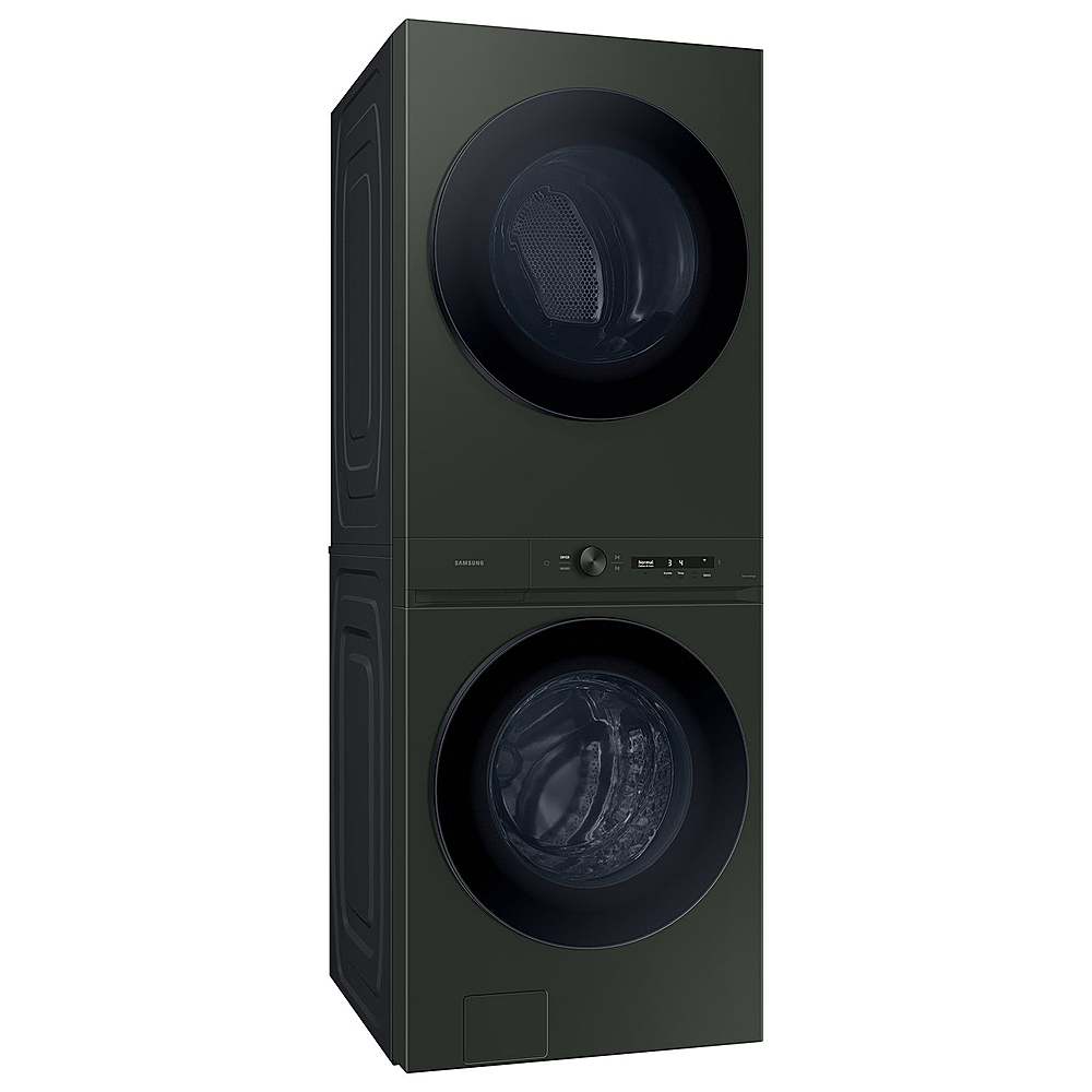 Alt View 13. Samsung - OPEN BOX 5.3 Cu. Ft. Washer with AI OptiWash and 7.6 Cu. Ft. Electric Dryer - Satin Green.