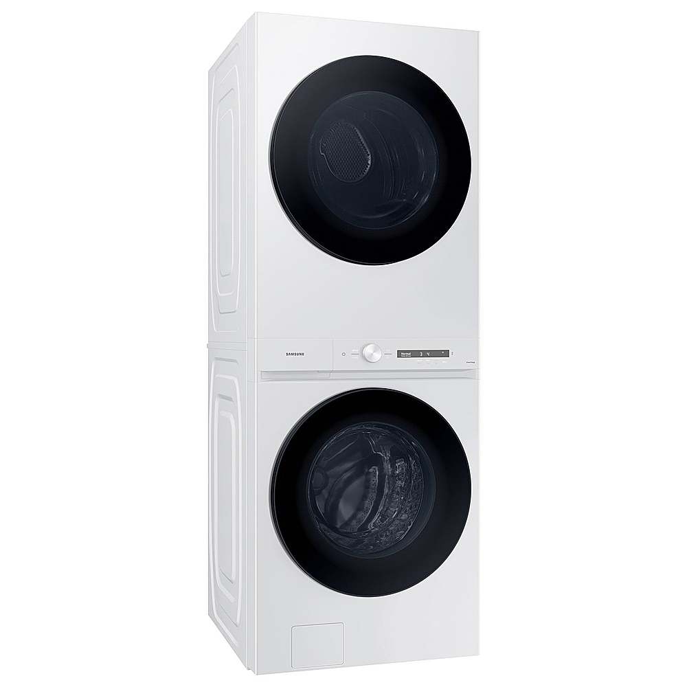 Alt View 13. Samsung - OPEN BOX 4.6 Cu. Ft. Washer with Steam Wash and 7.6 Cu. Ft. Gas Dryer - White.