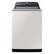 Front. Samsung - OPEN BOX 5.5 Cu. Ft. High-Efficiency Smart Top Load Washer with Auto Dispense System - Ivory.