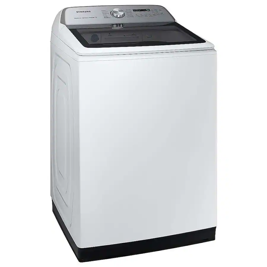 Top Wash Powder Samsung 5.2 Cu. Ft. High Efficiency Smart Top Load Washer with Super ...