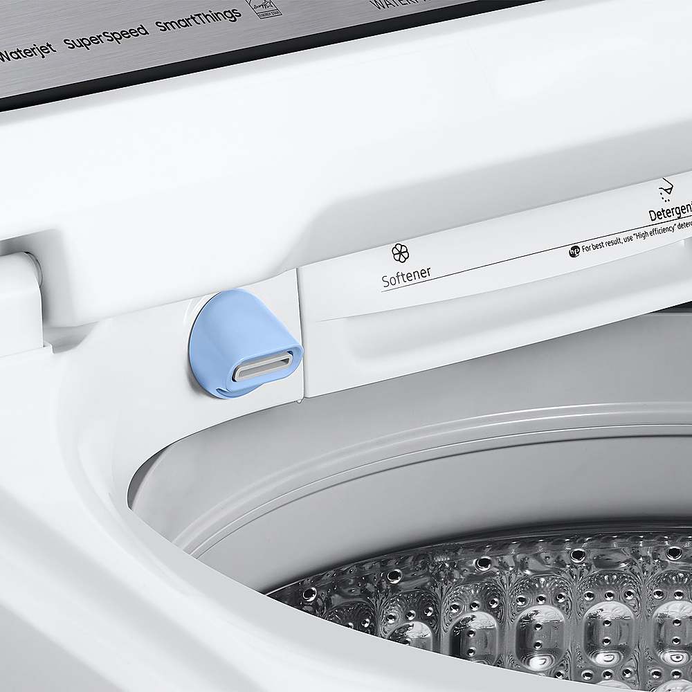Alt View 17. Samsung - OPEN BOX 5.2 Cu. Ft. High-Efficiency Smart Top Load Washer with Super Speed Wash - White.