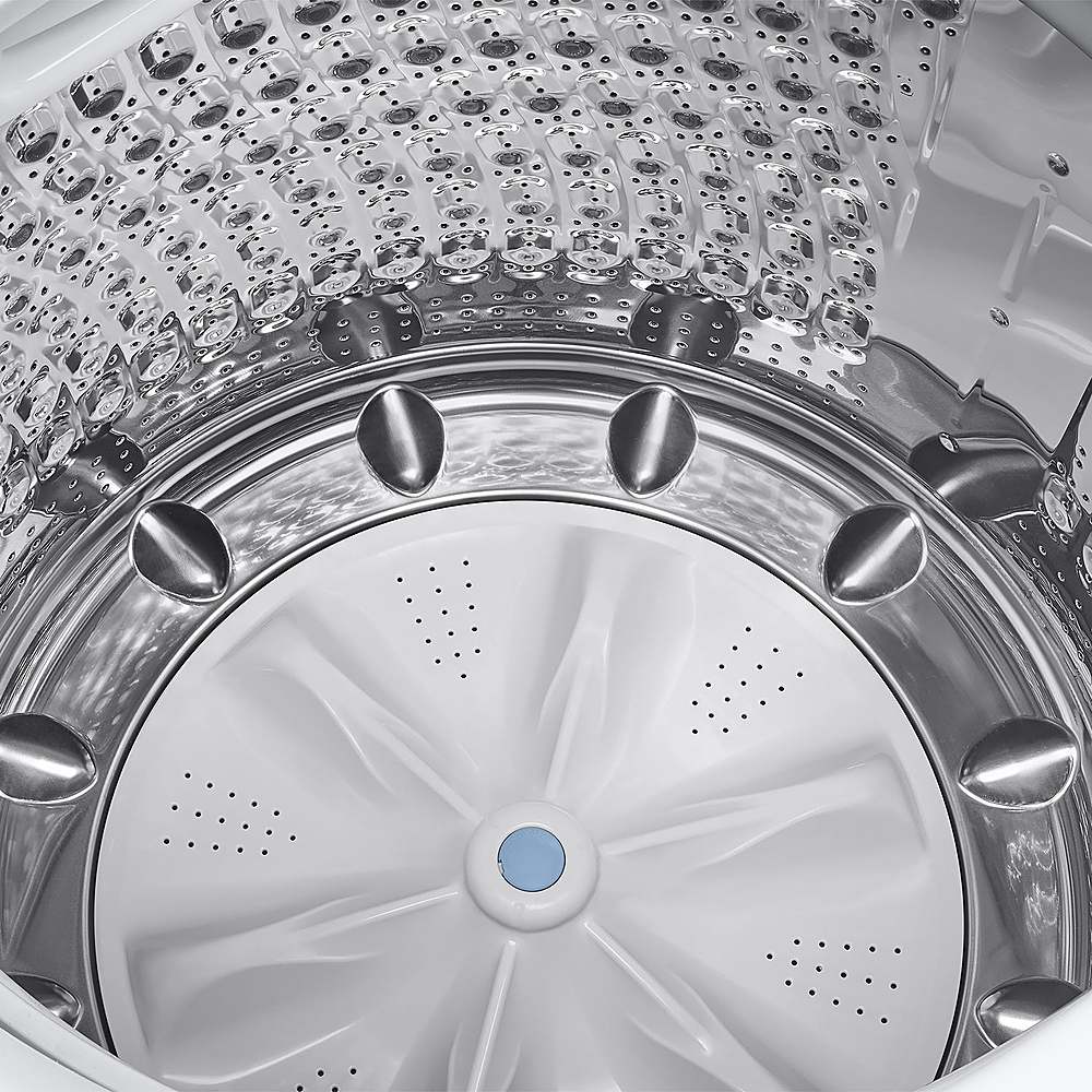 Alt View 19. Samsung - OPEN BOX 5.2 Cu. Ft. High-Efficiency Smart Top Load Washer with Super Speed Wash - White.